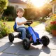 Pedálos gokart előre és hátramenettel, 3-8 éves gyermekek számára, kék