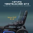 Pedálos gokart előre és hátramenettel, 3-8 éves gyermekek számára, kék