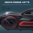 Pedálos gokart előre és hátramenettel, 3-8 éves gyermekek számára, piros