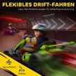 4 V-os elektromos gokart gyerekeknek, akár 12 km/h sebességgel, gokart drift funkcióval, 2 motorral, állítható üléssel, lágyindítással