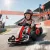 Gyerek gokart, elektromos gokart kürttel és zenei funkcióval, állítható ülés, 12 km/h-ig, műanyag, fém, piros
