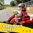 Gyerek gokart, elektromos gokart kürttel és zenei funkcióval, állítható ülés, 12 km/h-ig, műanyag, fém, piros