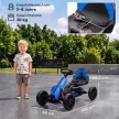 Elektromos gokart gyerekeknek, 3-5 km/h, 2 irányban állítható sebességgel, biztonsági övvel, EVA kerekekkel, 3-8 gyermek számára