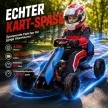 Elektromos gokart gyerekeknek, 3-5 km/h, 2 irányban állítható sebességgel, biztonsági övvel, EVA kerekekkel, 3-8 gyermek számára