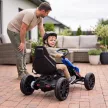 Elektromos gokart gyerekeknek, 3-5 km/h, 2 irányban állítható sebességgel, biztonsági övvel, EVA kerekekkel, 3-8 gyermek számára