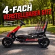 Elektromos gokart gyerekeknek, 3-5 km/h, 2 irányban állítható sebességgel, biztonsági övvel, EVA kerekekkel, 3-8 gyermek számára