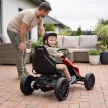 Elektromos gokart gyerekeknek, 3-5 km/h, 2 irányban állítható sebességgel, biztonsági övvel, EVA kerekekkel, 3-8 gyermek számára