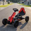 Elektromos gokart gyerekeknek, 3-5 km/h, 2 irányban állítható sebességgel, biztonsági övvel, EVA kerekekkel, 3-8 gyermek számára