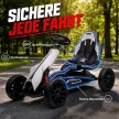  Elektro Go-Kart für Kinder 3-5km/h Gokart mit 2-Fach verstellbarem Geschwindigkeit, Sicherheitsgurt, EVA-Räder für 3-8