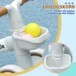 Futóbicikli, állítható üléssel, suttogó kerekekkel, 1-3 éves korig, 20 kg-ig, barna/fehér