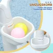 Futóbicikli, állítható üléssel, suttogó kerekekkel, 1-3 éves korig, 20 kg-ig, zöld/fehér