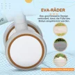 Futóbicikli, állítható üléssel, suttogó kerekekkel, 1-3 éves korig, 20 kg-ig, zöld/fehér