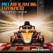 Elektromos gyerekautó, McLaren Formula 1, távirányítóval, zenével, 3-5 éves korig, narancssárga