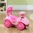  Rutschauto Kinder Rutschfahrzeug mit Musik Hupe, Licht Anti-Kipp-Schutz & Stauraum unter dem Sitz, 18-36 Monaten, Rosa