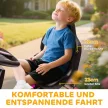 Pedálos gokart, pedálos autó gyerekeknek fékkel, csúszásgátló kerekekkel, fém vázzal, 3-6 éves korig, rózsaszín