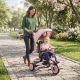  Kinderdreirad, 6-in-1 Buggy für Kleinkinder, mit Schiebegriff, verstellbarer Sitz, faltbares Design, Sicherheitsnetz