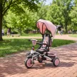  Kinderdreirad, 6-in-1 Buggy für Kleinkinder, mit Schiebegriff, verstellbarer Sitz, faltbares Design, Sicherheitsnetz