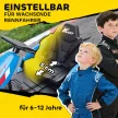 24 V-os elektromos gokart, drift üzemmód, állítható ülés, 5 pontos biztonsági öv, zenei funkció, 6-12 éves korig, kék