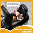 Mercedes-Benz C-osztályú kisautó kürttel, motorhangokkal, tárolóhellyel, 18-36 hónapos gyermekeknek, fekete