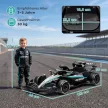 Mercedes-AMG PETRONAS F1 12V-os elektromos gokart gyerekeknek, lítium akkumulátorral ellátott gokart, 2 motorral, lágyindítással