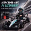 Mercedes-AMG PETRONAS F1 12V-os elektromos gokart gyerekeknek, lítium akkumulátorral ellátott gokart, 2 motorral, lágyindítással