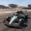 Mercedes-AMG PETRONAS F1 12V-os elektromos gokart gyerekeknek, lítium akkumulátorral ellátott gokart, 2 motorral, lágyindítással