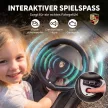 Porsche kisautó kürttel, lámpákkal és motorhanggal, 18-36 hónapos korig, matt fekete