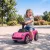 Porsche kisautó kürttel, lámpákkal és motorhanggal, 18-36 hónapos korig, rózsaszín