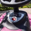 Porsche kisautó kürttel, lámpákkal és motorhanggal, 18-36 hónapos korig, rózsaszín