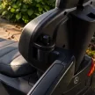 3 az 1-ben kisautó tolókarral, Mercedes-Benz kisautó kormánnyal, kürttel, zenével, tetővel, üléstárolóval, fekete