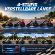  Elektro Go-Kart für Kinder 12V Gokart mit 2 Motoren, 4-fach verstellbarem Sitz Sanftanlauf EVA-Räder LED-Scheinwerfer