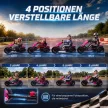  Elektro Go-Kart für Kinder 12V Gokart mit 2 Motoren, 4-fach verstellbarem Sitz Sanftanlauf EVA-Räder LED-Scheinwerfer