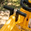 Sitzbagger Kinder Aufsitzbagger mit Schaufel Lenkrad Kinderbagger mit Hupe, Stauraum unter dem Sitz für 1-3 Jahre