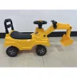 Sitzbagger Kinder Aufsitzbagger mit Schaufel Lenkrad Kinderbagger mit Hupe, Stauraum unter dem Sitz für 1-3 Jahre