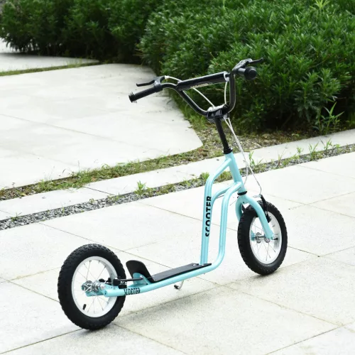 Gyerek roller állítható kormányokkal, roller, városi roller, gyerek roller, roller pneumatikus gumikkal, 12 hüvelyk, 5 éves kortól, kék, 120 x 58 x 75-80 cm