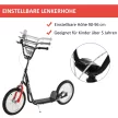 Gyerek roller fékkel, állítható magasságú, könnyű, fekete