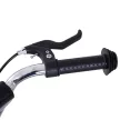 Gyerek roller 16/12 hüvelykes fékes robogó, városi roller, kickboard, 5 éves kortól használható gyermek roller, fekete, 135 x 58 x 92-100 cm