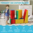 Puha építőkockák, mászó- és kúszójátékok, műbőr, EPE hab, többszínű, különböző formájú