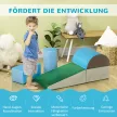 5 darabos habszivacs építőkocka készlet gyerekeknek - Puha építőkockák, Mászókockák, Puha habszivacs építőkockák, Óriás építőkockák, Habszivacs építőkockák, Építőelem készlet, Játékkockák babáknak és kisgyermekeknek, Többszínű