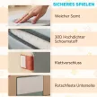 2 darabos habszivacs építőkockák kisgyermekeknek levehető huzatokkal, beltéri mászó- és kúszójáték szett, kék