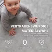  Krabbelmatte 3 cm dicke Spielmatte Baby mit weicher Flanell 150 x 180 cm rutschfest wasserabweisend Hellgrau