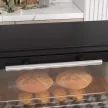 Mini sütő, 9 literes űrtartalommal, állítható hőmérséklettel és sütési idővel, grillráccsal és sütőtálcával, fekete
