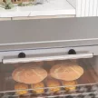 Mini sütő, 9 literes mini sütő sütőtálcával, grillráccsal, állítható hőmérséklettel és sütési idővel, rozsdamentes acél, ezüst