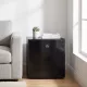 Mini fagyasztó 35 L, elektromos, szabadon álló, 45 W, mini fagyasztó/mini hűtőszekrény, 41dB, -14 és -24℃ között, 5 fokozatú hőmérséklet-szabályozás, 47 x 44,2 x 48,8 cm, fekete