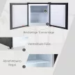 Mini fagyasztó 35 L, elektromos, szabadon álló, 45 W, mini fagyasztó/mini hűtőszekrény, 41dB, -14 és -24℃ között, 5 fokozatú hőmérséklet-szabályozás, 47 x 44,2 x 48,8 cm, fekete