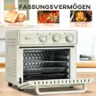 5 az 1-ben mini sütő, 20 literes űrtartalom, 1400 W, 1 sütőrács, 1 sütőlap, 60 perces időzítő