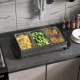  2-in-1 Buffetwärmer 6,8L Warmhalteplatte 300 Watt Edelstahl Speisewärmer Silber