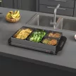  2-in-1 Buffetwärmer 6,8L Warmhalteplatte 300 Watt Edelstahl Speisewärmer Silber