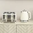Vízforraló és kenyérpirító szett, 1,7 L, 2200 W, Strix termosztát, szűrő, 4 szeletes kenyérpirító, 7 pirítási szint, morzsatálca