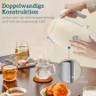 Vízforraló és kenyérpirító szett, 2200 W, 7 pirítási szint, különböző funkciók, krémszínű